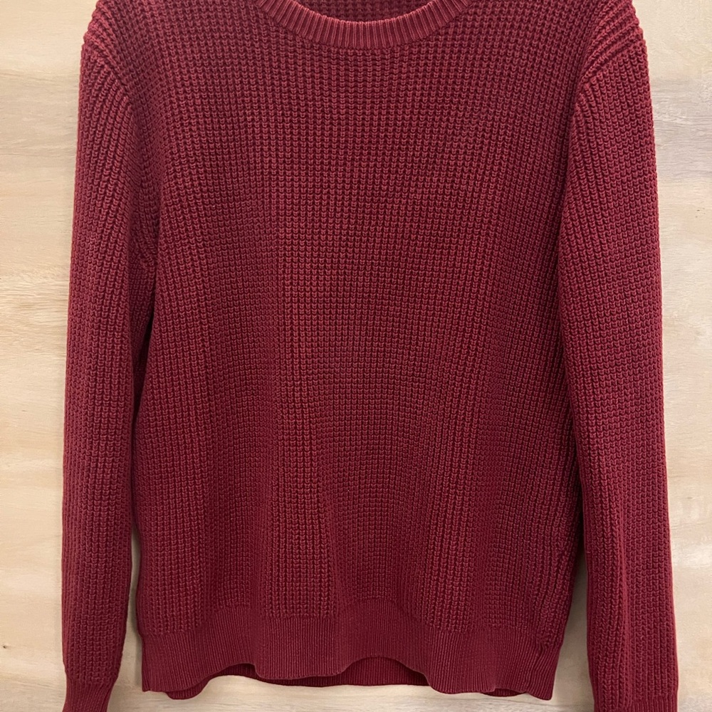 J. Crew Men's Red Sweater Cardigan